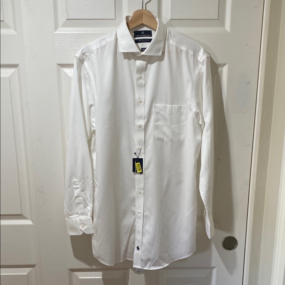 Hart Schaffner Marx Men’s White Dressa Shirt